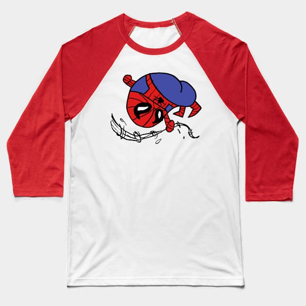 Spidabum Baseball T-Shirt by joshthecartoonguy